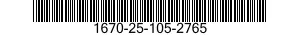 1670-25-105-2765  1670251052765 251052765