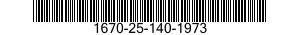 1670-25-140-1973 TIE DOWN,CARGO,AIRCRAFT 1670251401973 251401973