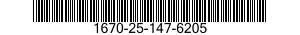 1670-25-147-6205 RAIL,CARGO,AIRCRAFT 1670251476205 251476205