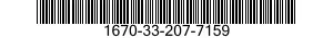 1670-33-207-7159 BRACKET ASSEMBLY,RELEASE,CARGO PLATFORM 1670332077159 332077159