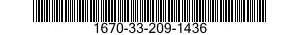 1670-33-209-1436 TIE DOWN,CARGO,AIRCRAFT 1670332091436 332091436