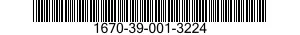 1670-39-001-3224 PARACHUTE,CARGO 1670390013224 390013224
