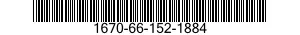 1670-66-152-1884 PACK AND HARNESS ASSEMBLY,PARACHUTE 1670661521884 661521884
