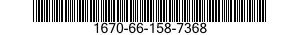 1670-66-158-7368 TIE DOWN,CARGO,AIRCRAFT 1670661587368 661587368