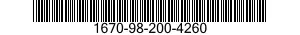 1670-98-200-4260 LINK,PARACHUTE,CONNECTOR 1670982004260 982004260