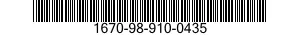 1670-98-910-0435  1670989100435 989100435