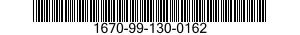 1670-99-130-0162  1670991300162 991300162