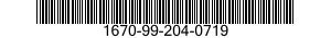 1670-99-204-0719  1670992040719 992040719