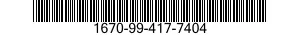 1670-99-417-7404  1670994177404 994177404