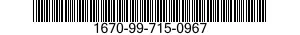 1670-99-715-0967  1670997150967 997150967