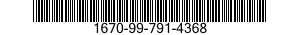 1670-99-791-4368  1670997914368 997914368