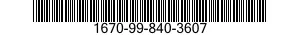 1670-99-840-3607 RAIL COMPONENT,CARGO,AIRCRAFT 1670998403607 998403607