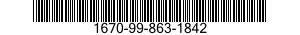 1670-99-863-1842 TIE DOWN,CARGO,AIRCRAFT 1670998631842 998631842