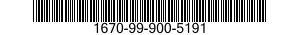 1670-99-900-5191  1670999005191 999005191