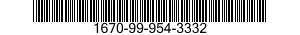 1670-99-954-3332  1670999543332 999543332