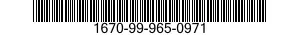 1670-99-965-0971  1670999650971 999650971