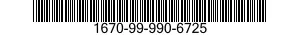 1670-99-990-6725 WIRE ROPE ASSEMBLY,SINGLE LEG 1670999906725 999906725