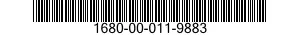 1680-00-011-9883 CLAMP,TIME DELAY PIPING,ROCKET C 1680000119883 000119883