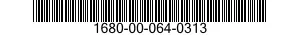 1680-00-064-0313 PEDAL,CONTROL 1680000640313 000640313