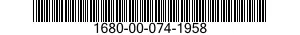 1680-00-074-1958 CAP,END,ACTUATING CYLINDER 1680000741958 000741958