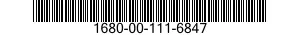 1680-00-111-6847  1680001116847 001116847