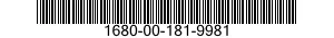 1680-00-181-9981  1680001819981 001819981