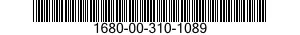 1680-00-310-1089  1680003101089 003101089