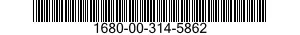 1680-00-314-5862  1680003145862 003145862