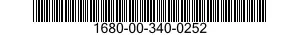 1680-00-340-0252  1680003400252 003400252