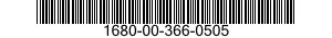 1680-00-366-0505  1680003660505 003660505
