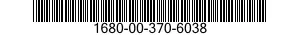 1680-00-370-6038  1680003706038 003706038