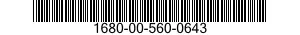 1680-00-560-0643  1680005600643 005600643