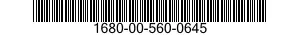 1680-00-560-0645  1680005600645 005600645