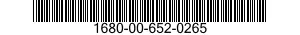 1680-00-652-0265  1680006520265 006520265
