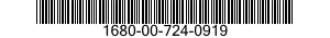 1680-00-724-0919  1680007240919 007240919