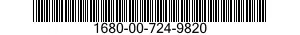 1680-00-724-9820  1680007249820 007249820