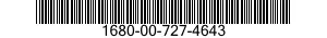 1680-00-727-4643  1680007274643 007274643