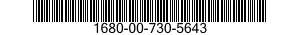 1680-00-730-5643  1680007305643 007305643