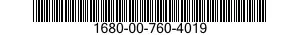 1680-00-760-4019  1680007604019 007604019