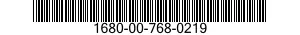 1680-00-768-0219 GEAR,RING,BRAKE 1680007680219 007680219