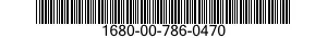 1680-00-786-0470  1680007860470 007860470