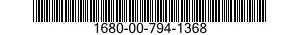 1680-00-794-1368  1680007941368 007941368
