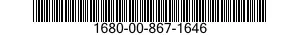 1680-00-867-1646 BELL CRANK 1680008671646 008671646