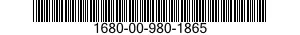 1680-00-980-1865  1680009801865 009801865