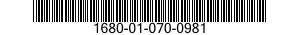 1680-01-070-0981  1680010700981 010700981