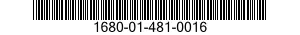 1680-01-481-0016 SHAFT.PIVOT FITTING 1680014810016 014810016