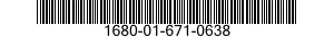 1680-01-671-0638 BRACKET,EYE,NONROTATING SHAFT 1680016710638 016710638