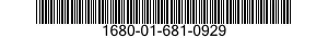 1680-01-681-0929 SEAT,AIRCRAFT 1680016810929 016810929