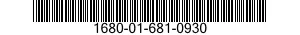 1680-01-681-0930 SEAT,AIRCRAFT 1680016810930 016810930