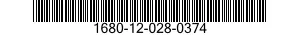 1680-12-028-0374 ADAPTER FRONT AND BACK 1680120280374 120280374